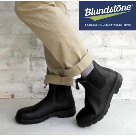 Blundstone ORIGINALS 500 CHELSEA Boot Voltan Black Leather BL 510 Mens AU 8 US 9